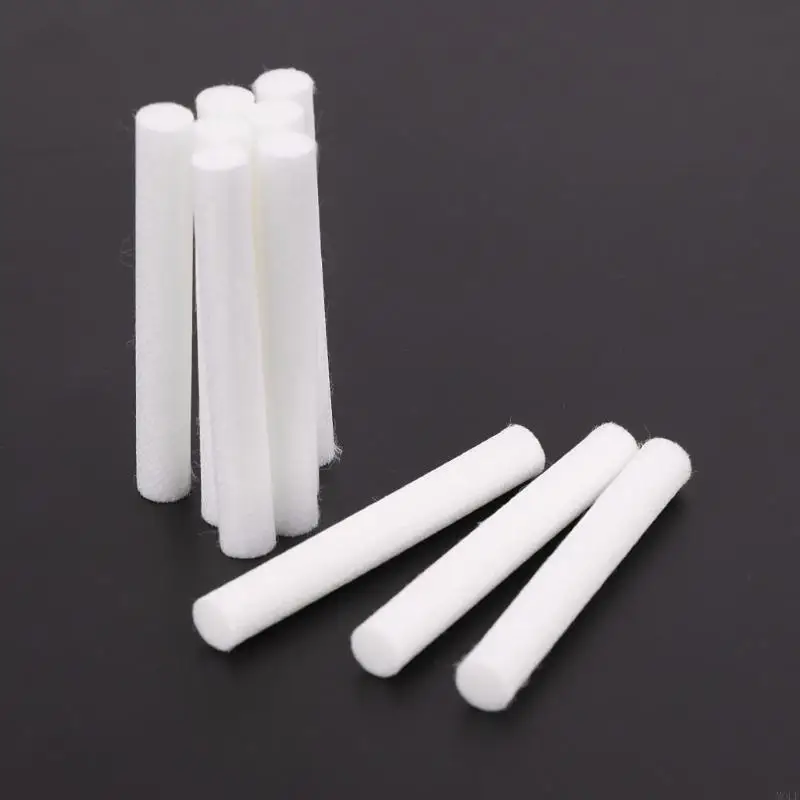 

MOLF 10pcs 8mmx64mm Air Humidifiers Filters Cotton Swab for Air Ultrasonic Humidifier