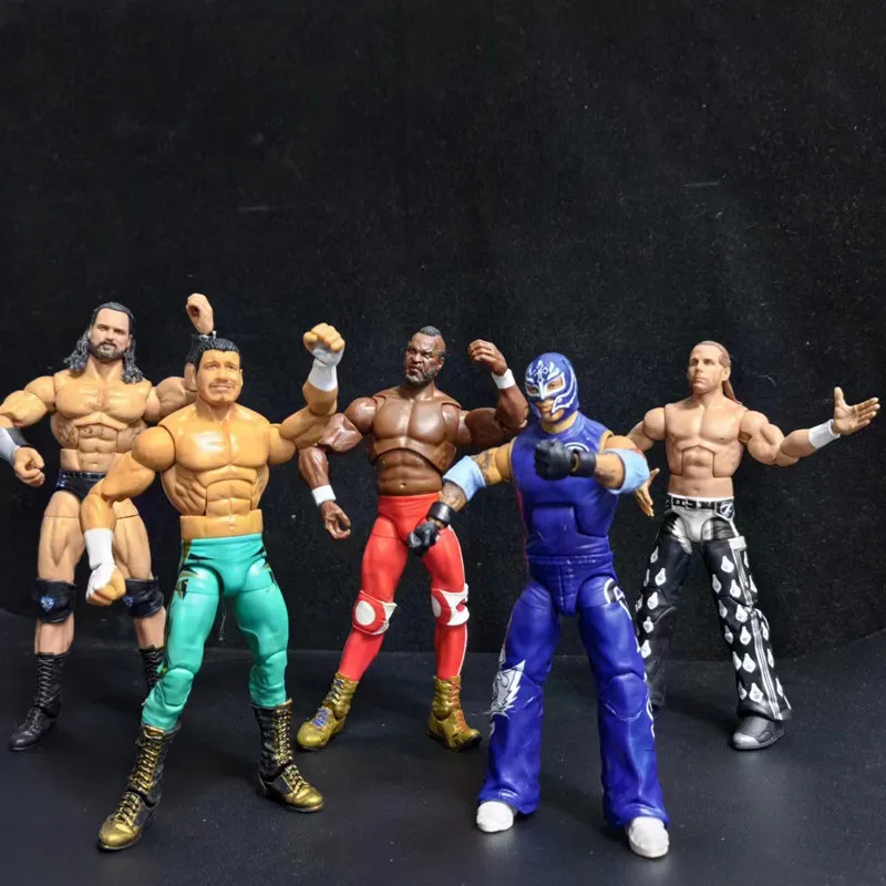 

Fun Cool Trendy Toy Texture Wrestling Action Figure Authentic Loose Wrestler Collectible Model Desktop Decor For Wrestling Fans