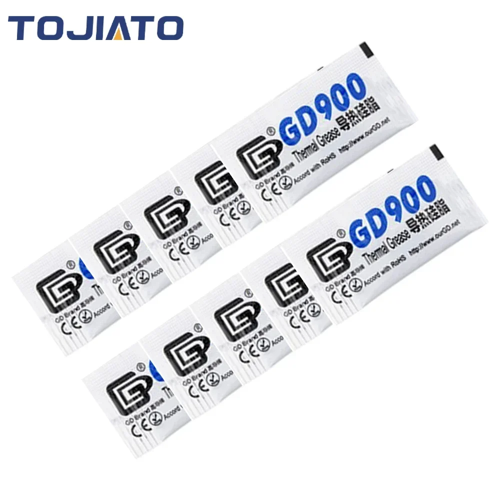 10pcs GD900 Thermal Grease Paste for Bambu Lab P1P P1S X1C BambuLab A1 A1 Mini 3D Printer Parts