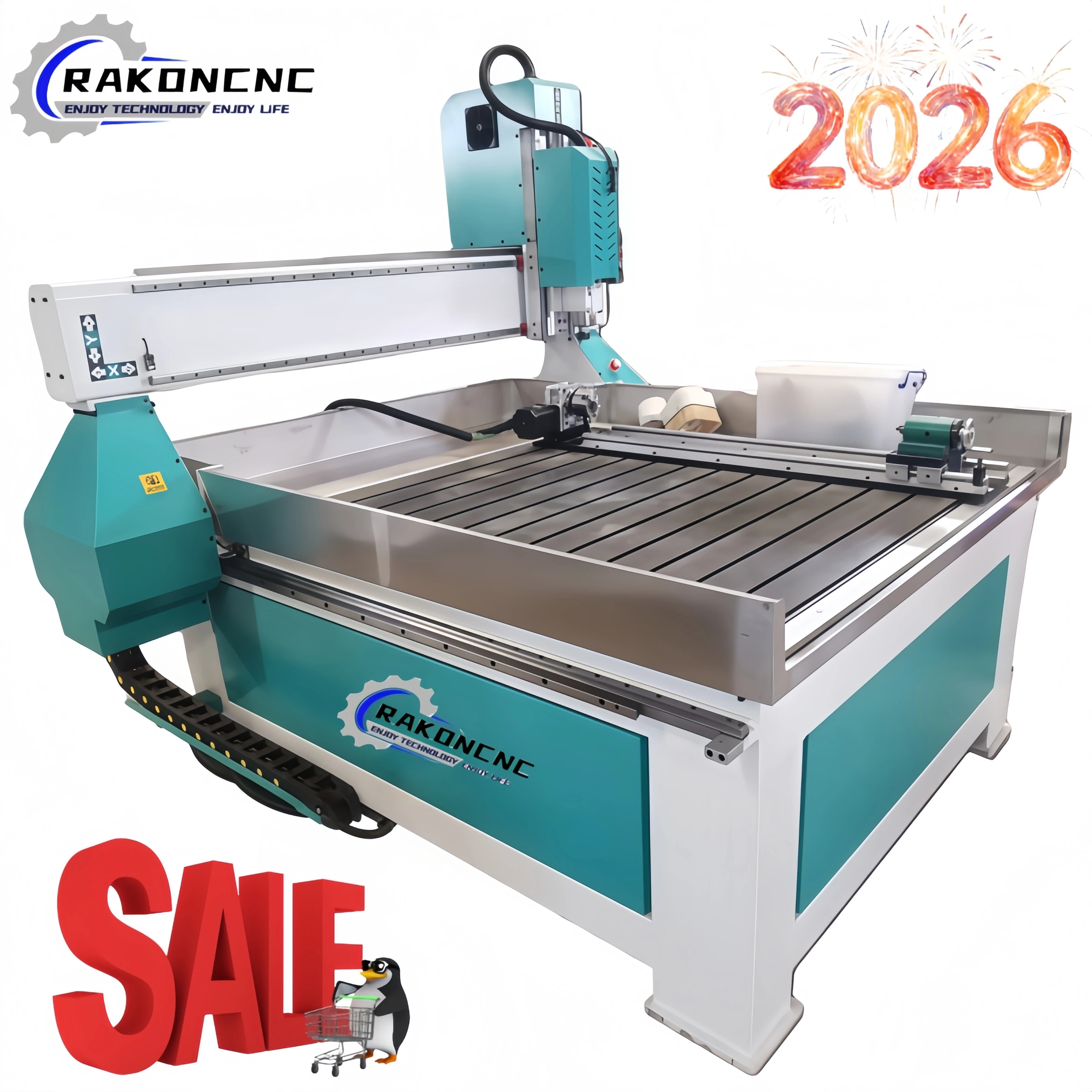 

4 Axis Rotation Axis Cnc Router Woodworking Tools 6090 1212 1325 Desktop Kitchen Furniture Cutting Engraver for Sale Best Price