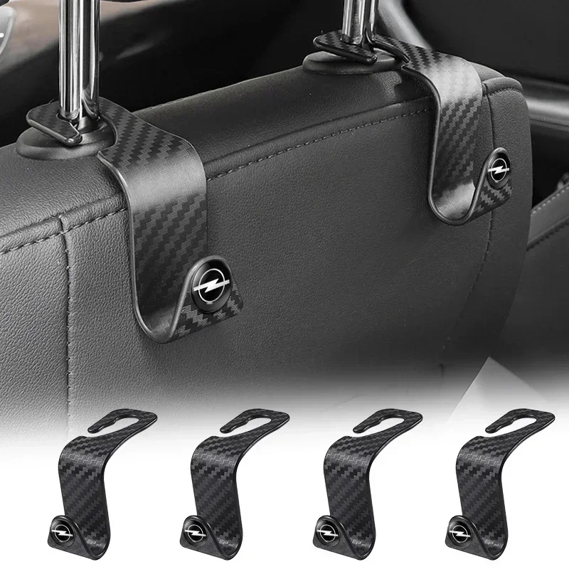 

1/2/4pcs Car Seat Headrest Hooks Storage Hanger For Opel Astra H G J Insignia Mokka Zafira Corsa Vectra C D Antara Combo
