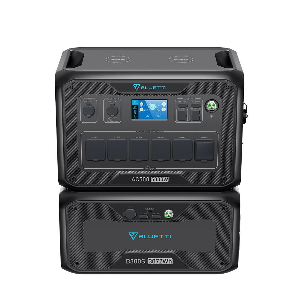 

Bluetti AC500&B300S Battery Charging Ups Portable Ac Output Power Station for Home