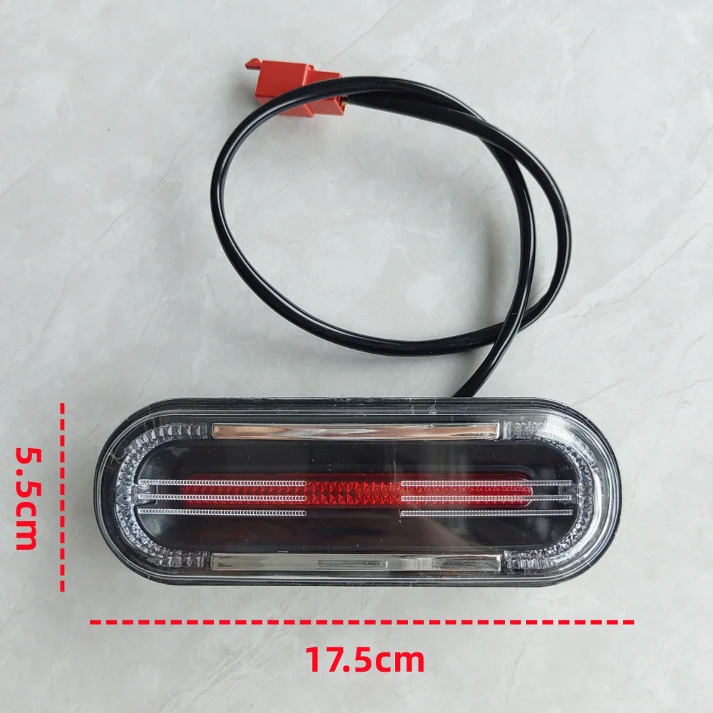 1Pc Motorcycle LED Tail Light 12V ATV Ebike Rear Headlight Moto Taillight Position Brake Turn Signal Spare Parts view 2