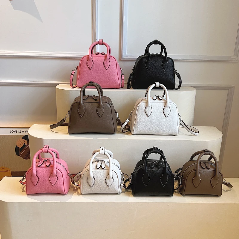 2023 New Boston Bags for Women High Quality PU Shoulder Bag Cute Purses and Handbags Designer Crossbody Bag Luxury Hand Bag