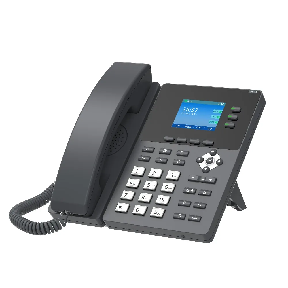 High-end 2.4G Wireless Landline Telephone Cordless Access WiFi Network IP Telephone with 3 SIP Accounts