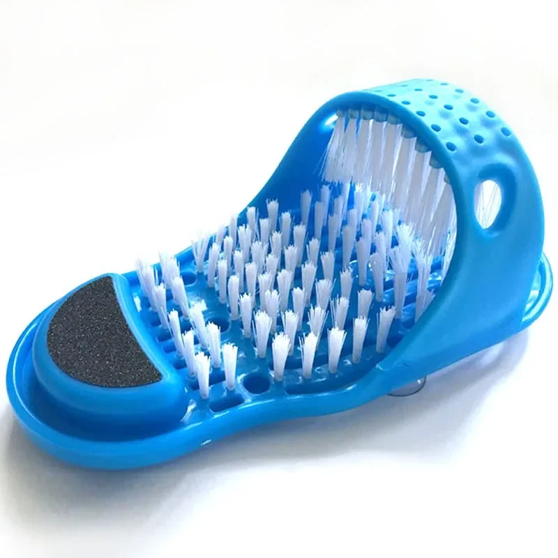 1/2/4PCS Massage Slippers Lazy Foot Wash Brush Mopping Slippers Unisex Spa Bath Foot Scrubber Exfoliator Silicone Body Scrubber