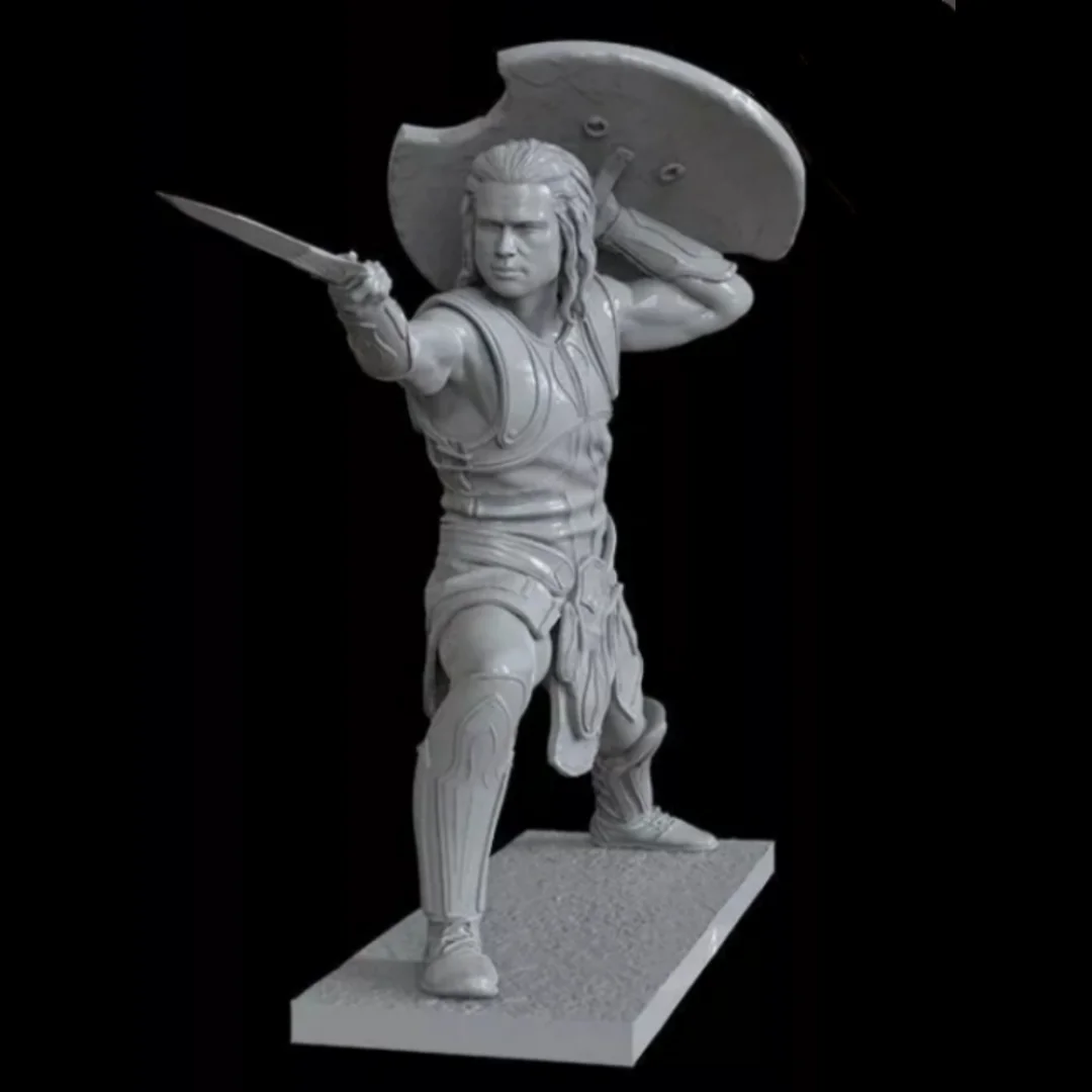 

1/24 Scale Resin Figure Model Kit Greek invincible warrior Unassembled and Unpainted 3D printing DIY toy 491