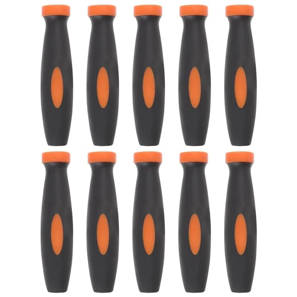 Rubber File Handles Set of 10 with 4mm Hole Diameter Compatible with Small Files for Reliable and Practical Use
