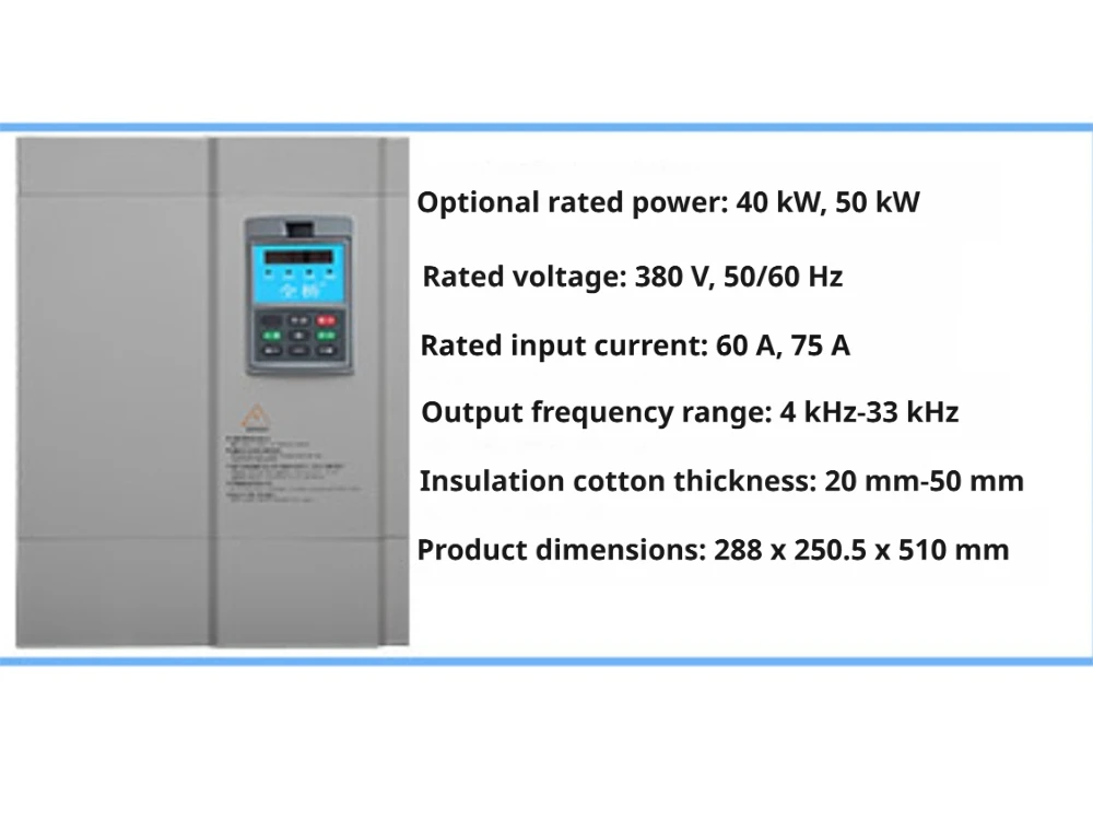 Induction Heating Controller, 40kw, Specifically Designed for Stainless Steel