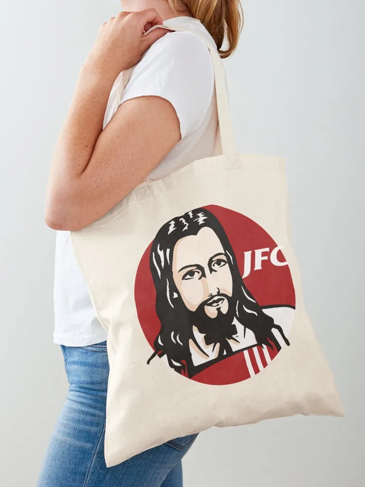 

JFC Jesus Fried Chicken Tote Bag tote bag custom Shopper large size bags Shopping bags