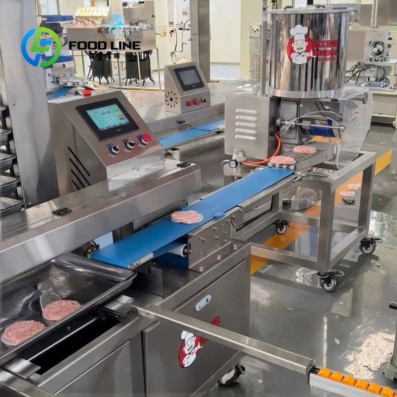 Automatic Chicken Nugget and Burger Pie Maker Patty Forming Machine custom