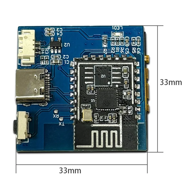 Orologio meteorologico AK51-Wifi ESP32-C3 Schermo a colori TFT da 1,54 pollici Display della temperatura e dell'umidità Modulo multifunzione