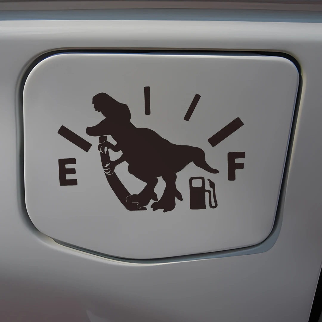 Dinosaur Car Sticker For Fuel Tank Cap Decor Gas Station Stickers On The Car Interesting Auto DecalsCreative customization