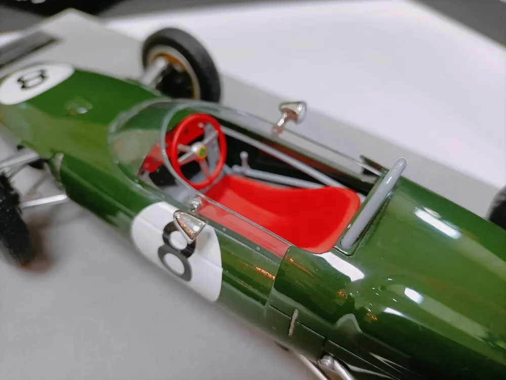 Tecnomodel 1:18 F1 Lotus 21 #8 French GP 1961 Simulation Limited Edition Resin Metal Static Car Model Gift view 5