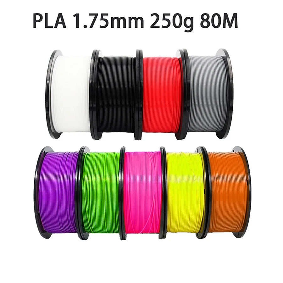 EasyThreed Filament PLA do druku 3D 250g 80M Długość 1,75mm Średnica Najwyższej jakości materiały