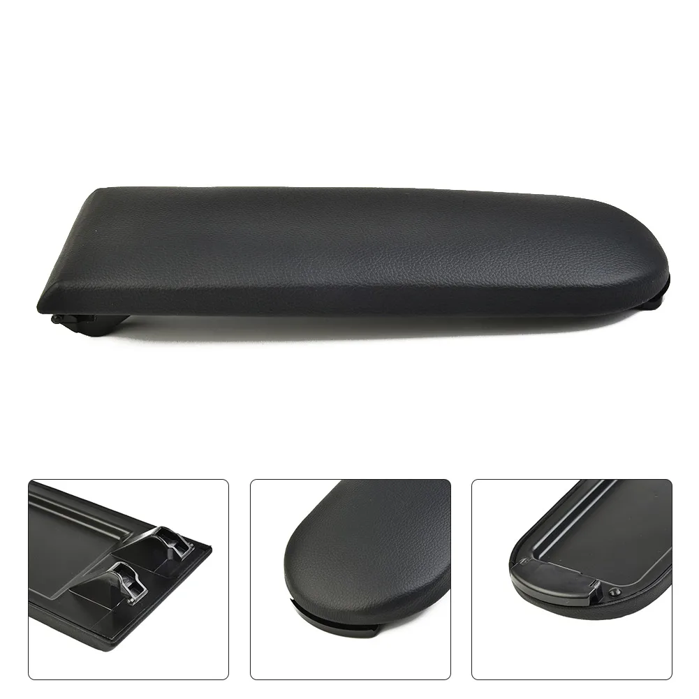 

Practical Armrest Cover Auto Accessories Armrest Black Car PU Leather 18D 867 173 Plastic 1999-2005 Replacement