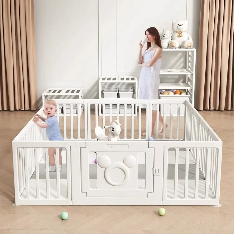 Toddler Safety Fence High Quality Indoor Balls Pool Toy Foldable Baby Playpens Fence with Balls