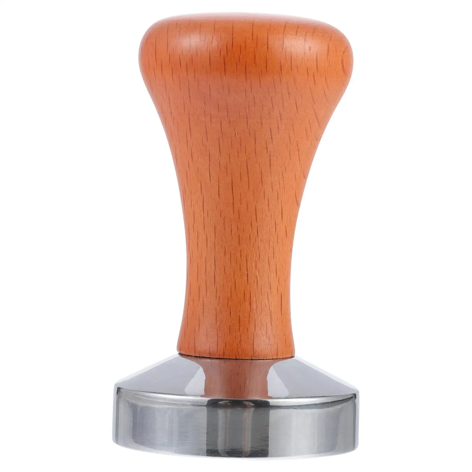 

51 Mm Coffee Tamper Wooden Handle Presser Tamping Tools Powder Base Bean Pressing Ground Home Cafe Bar Aluminum Alloy Ergonomic