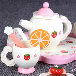 Girl's tea set, afternoon tea, family game toys