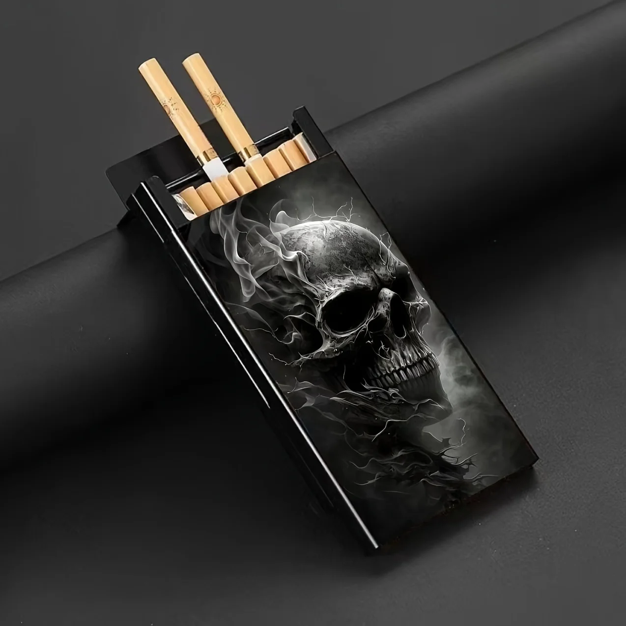 

Cigarette case 100MM fine branch women's cigarette case creative skull pattern cigarette case