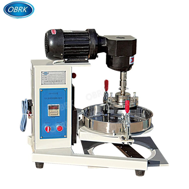 Laboratory Digital Emulsified Asphalt Wet Wheel Abrasion Tester