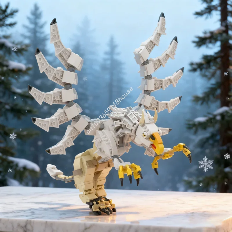 

643pcs MOC The Gryphon Creator Experted Model Building Blocks Construction Christmas Gift Assemble Toy DIY Idea Birthday