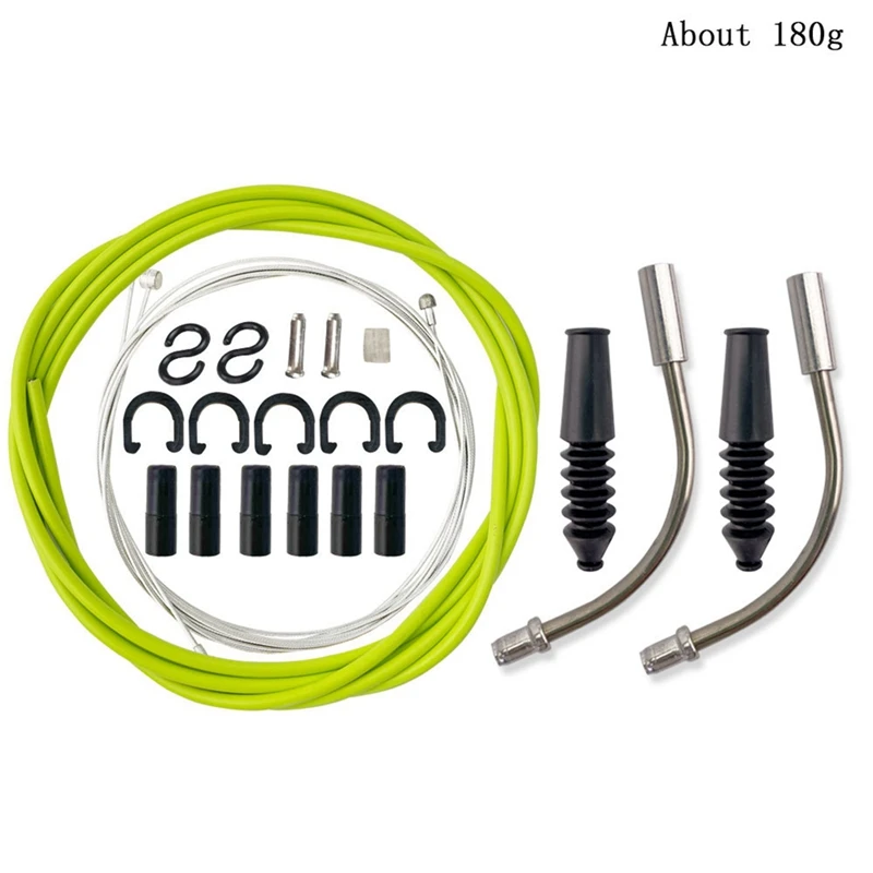 Universal Bike Shift Cable Housing Kit Includes Cable Cutters, Bike Shift Cable, Brake Cable Easy Install