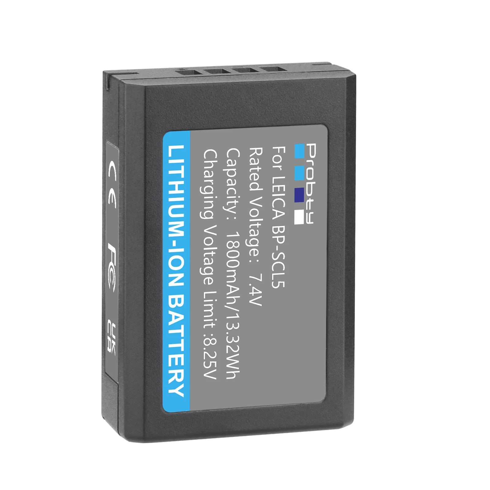 1800mAh BP-SCL5 バッテリー + LED デュアルスロット充電器ライカ M10
