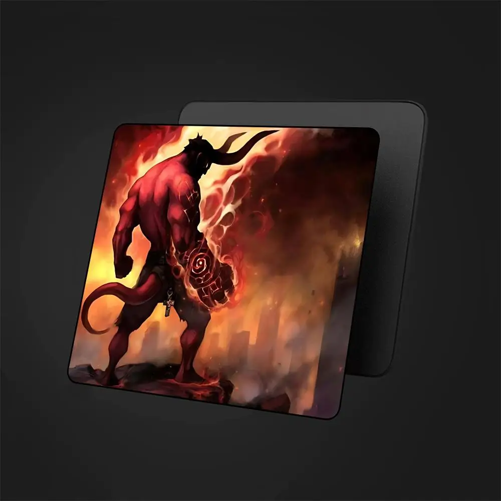 Devil H-Hellboy Mouse Pad Rubber Small mouse pad CSGOs desktop computer office keyboard e-sports ROGs game