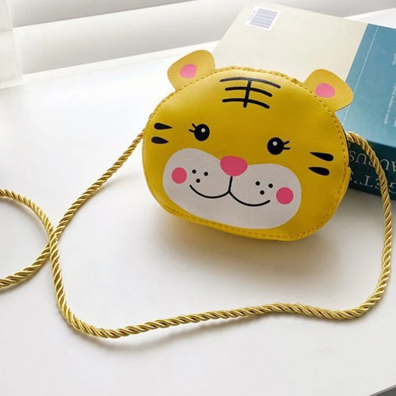 5 Styles Kids Girl Crossbody Bags Cute Cartoon Animal Coin Purse Handbag Children Wallet Small Coin Bag