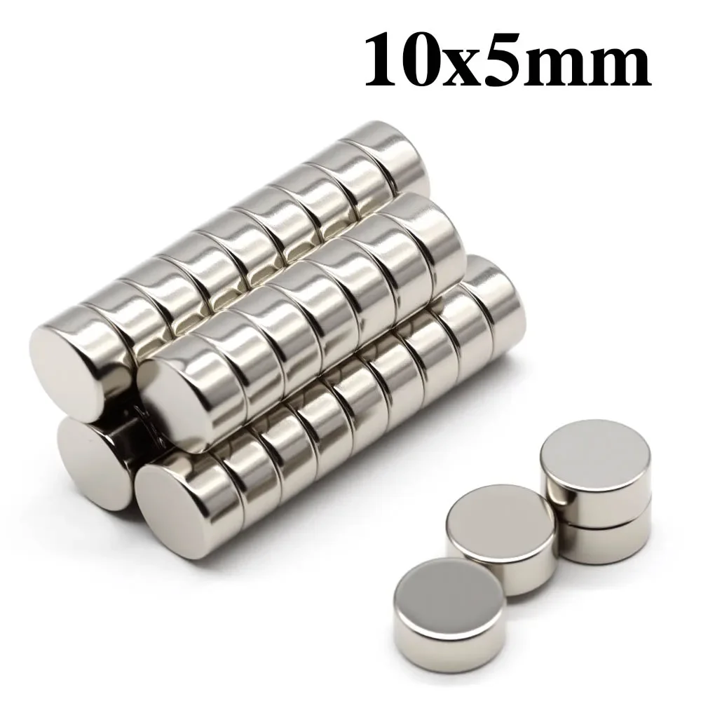 

10x5mm Super Powerful Round Magnet Neodymium Magnet NdfeB N35 Strong Permanent Magnetic imanes Refrigerator Magnet