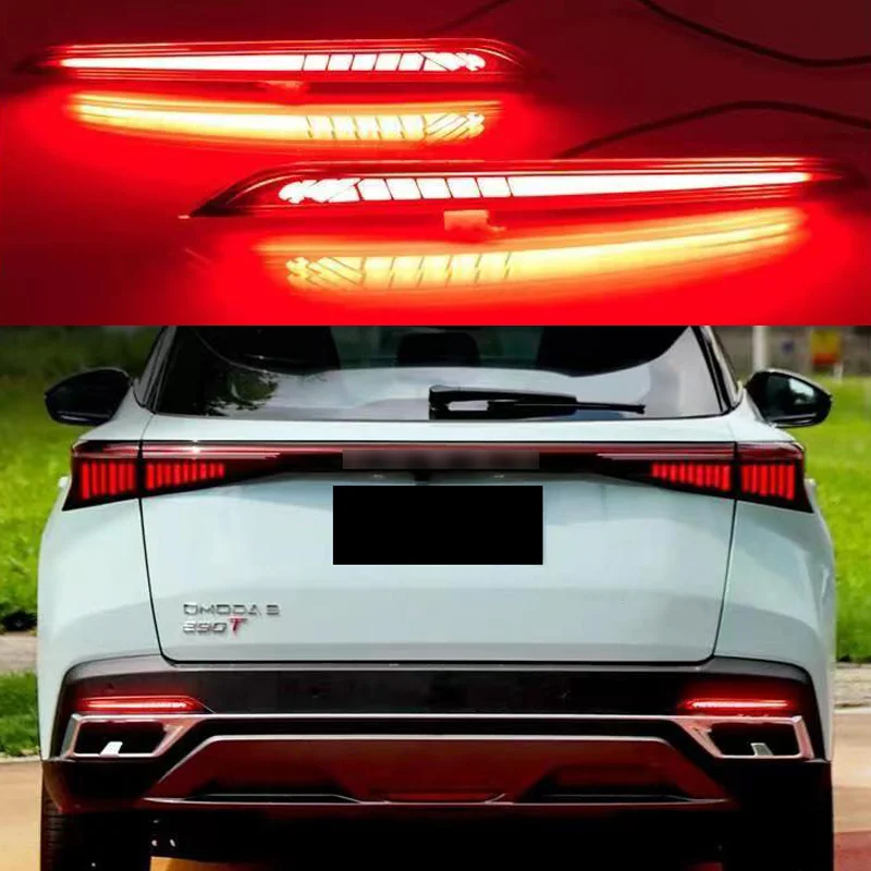 LED For Chery OMODA C5 2022 2023 2024 Rear Foglight rear bumper foglight foglamp fog light Brake lights