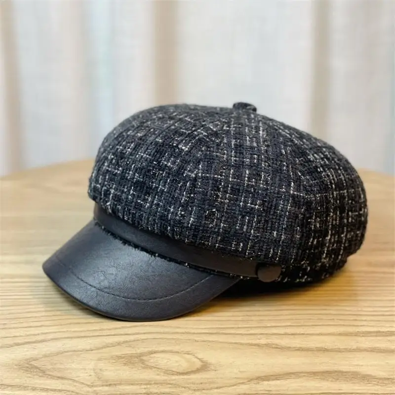 C71F المرأة سائق قبعة فتاة شيلبي قبعة لجميع المواسم الدافئة قبعة قبعة الرأس #5