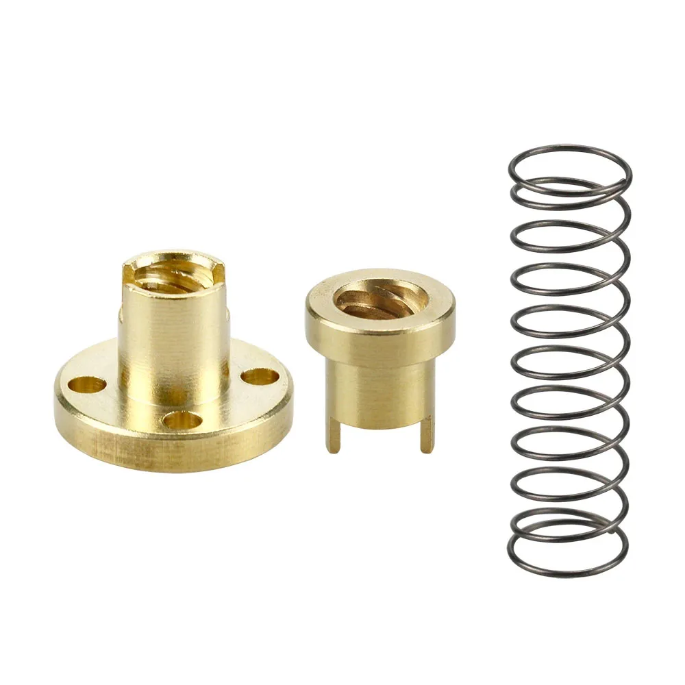 T8 Lead screw Trapezoidal 500mm 8mm + Anti-Backlash Nut + KP08 bearing Bracket +Flexible Coupling For 3D printer & CNC