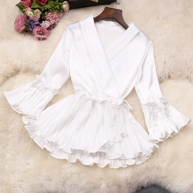 ruffles peplum tops women shirts blouses femme half sleeve peplum shirts woman  tops for women fashion blouse