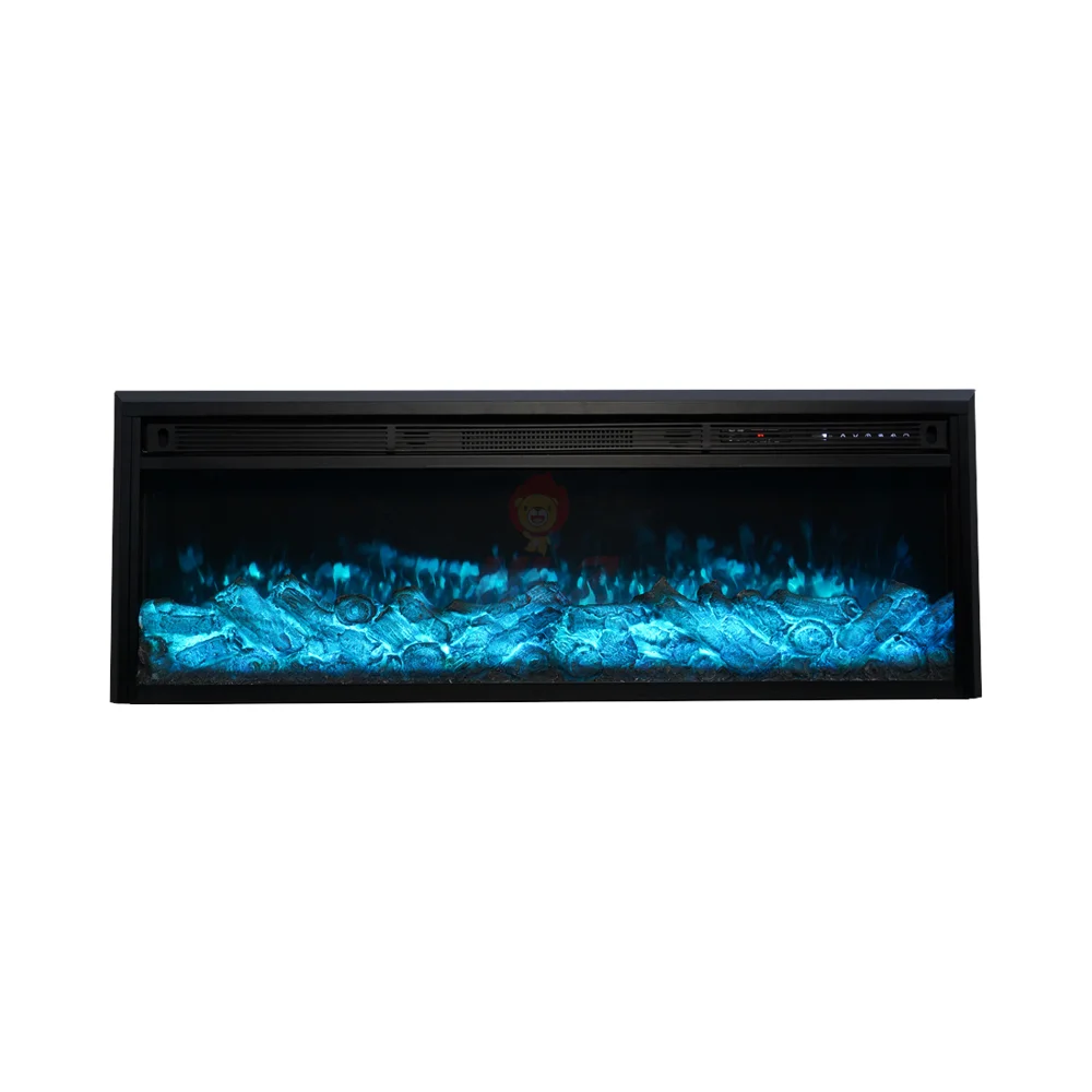 Calentador personalizado para el hogar, estufa eléctrica de calentamiento espacial para dormitorio interior, chimenea de inserción montada en la pared, gran oferta, 120cm