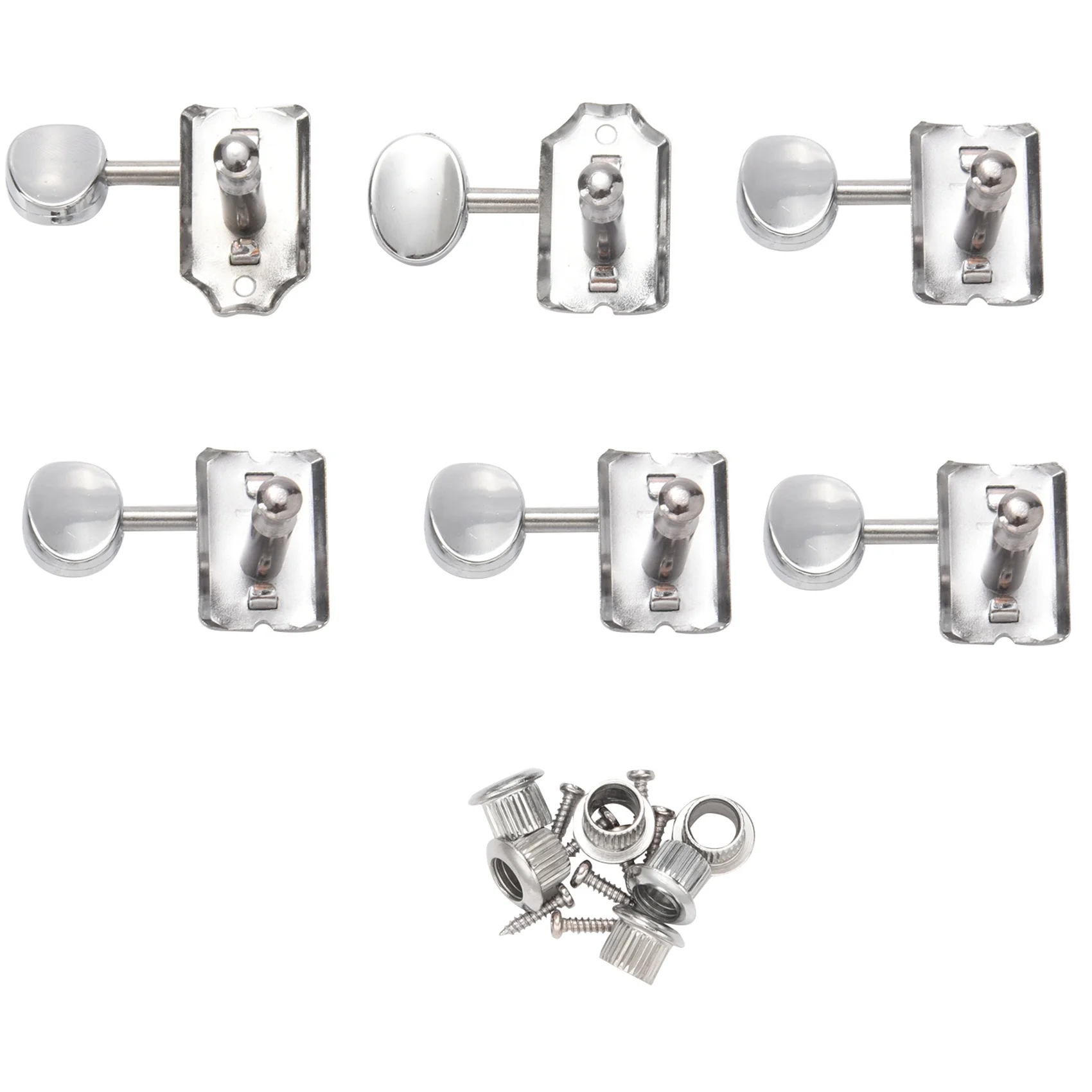 【New User-Coupon!】6R Vintage Style Electric Guitar String Tuning Pegs Tuners Machine Heads For Stratocaster For view 2