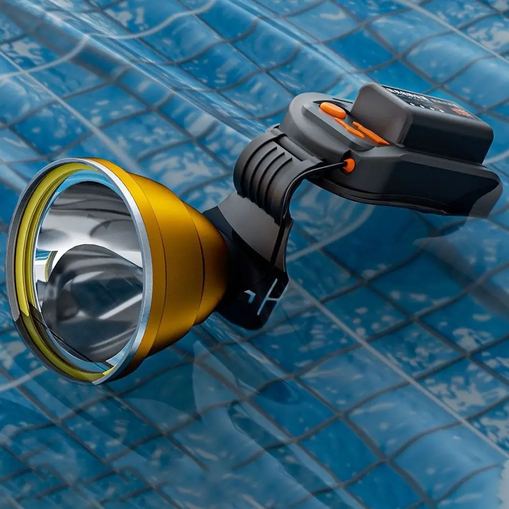 90 Degree Rotatable Led Headlamp Head-mounted Waterproof Camping Light USB Rechargeable Super Bright Emergency Headlight Fishing