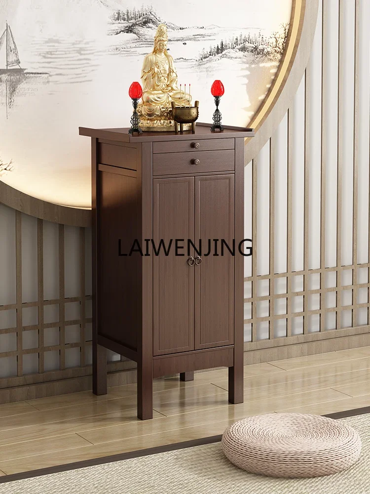 SGF Buddhist niche new Chinese vertical cabinet household heightened table Buddhist platform