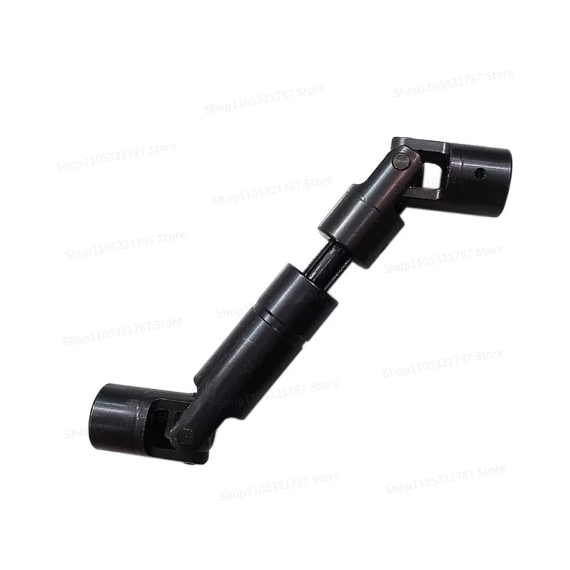 For Retractable Joint Coupling Hexagonal Spline Sleeve Drive Shaft Connector, Double Section Cross Shaft Universal Joint
