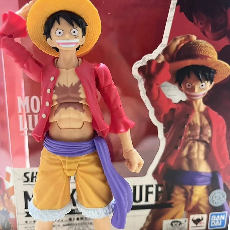 One Piece Figurine Shf Monkey D Luffy Action Figure Pvc Anime The War Of The Island Of Ghosts 15cm Luffy Model Toy Birthday Gift