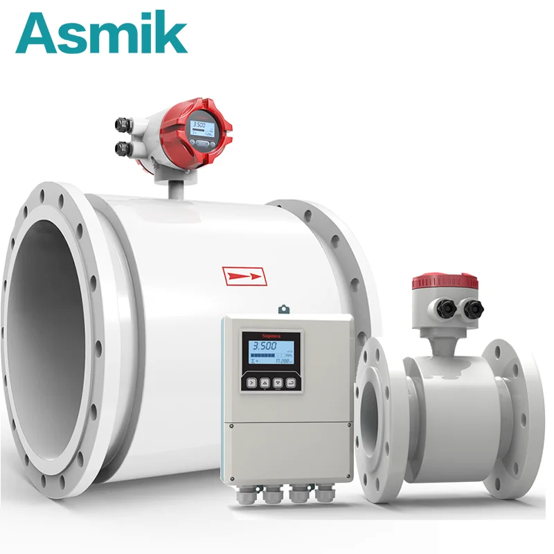 

RS485 Electromagnetic Flow meter transmitter converter with energy funtion