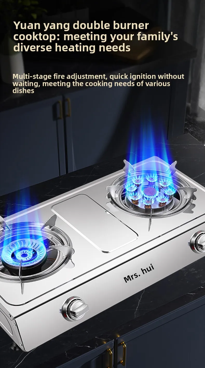 High Pressure Gas Stove for Home Use LPG Natural Gas Stove Commercial Strong Flame Cooker