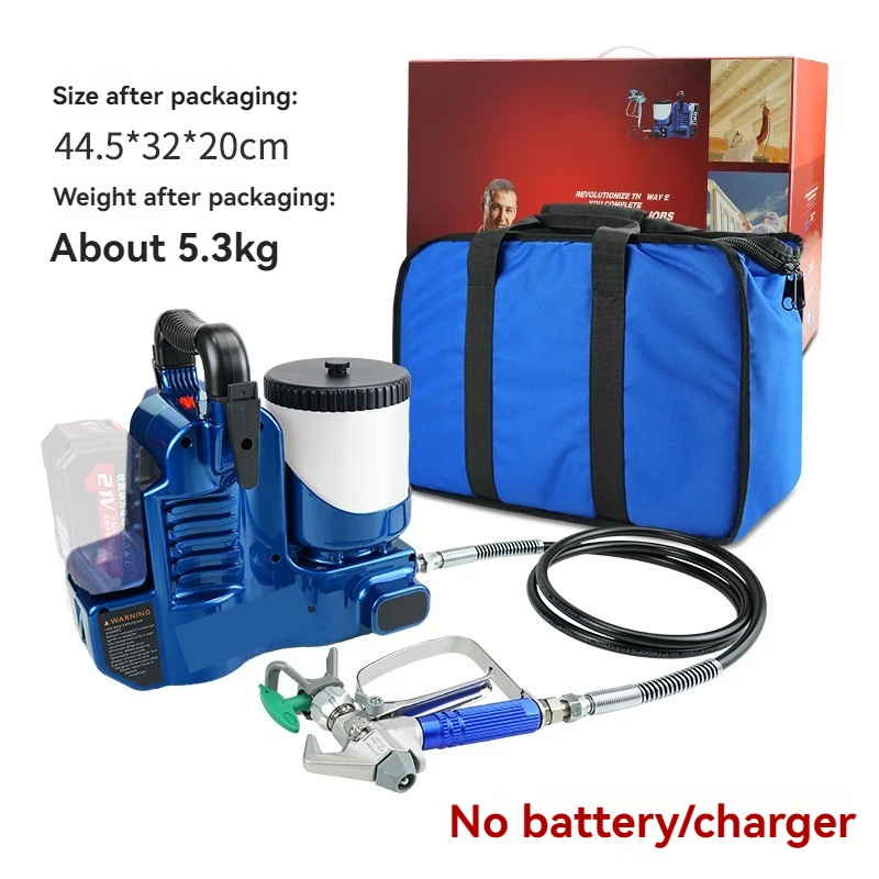 Electric High Pressure Airless Handheld Lithium Battery Sprayer Small Backpack Spray Machine High Voltage Airless Spray Machine