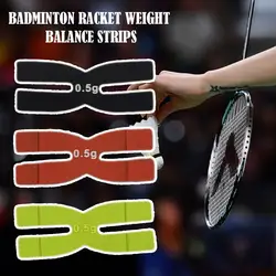 H-Shaped Badminton Raquete Peso Equilíbrio Tiras, Leve Raquete Fitas De Tênis, Silicone Sports Raquete, W9F9