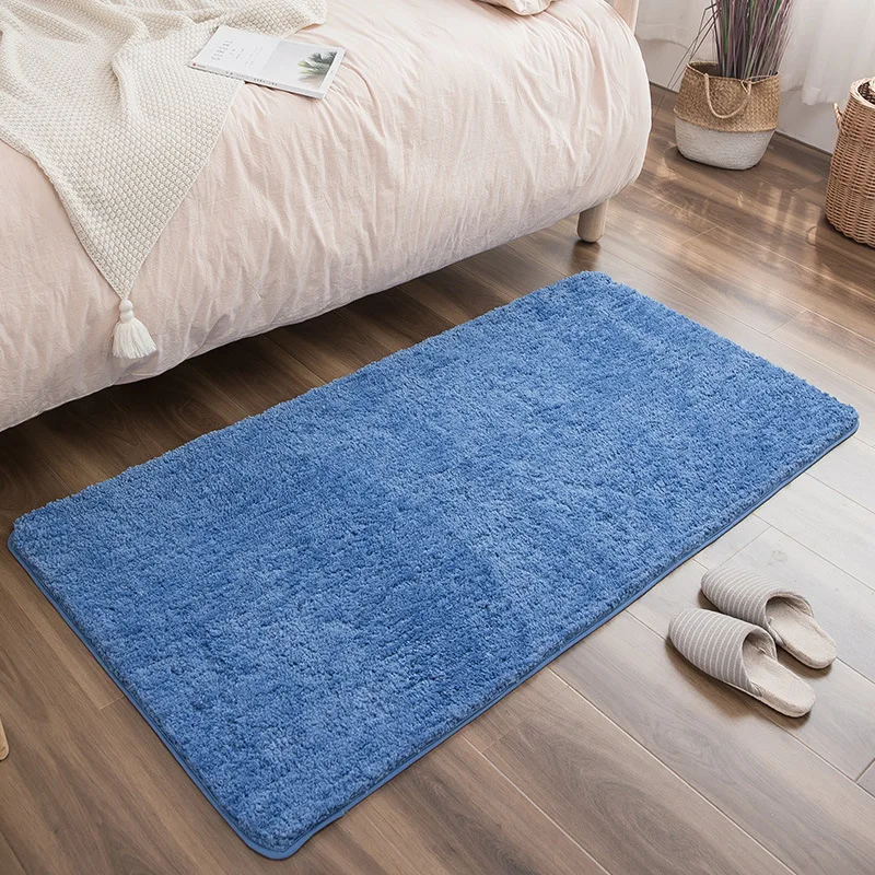 Carpet Anti-slip Pad Toilet Absorbent Floor Mat Household Floor Mat Thickened Plush Bedside Blanket Bedroom Door Mat