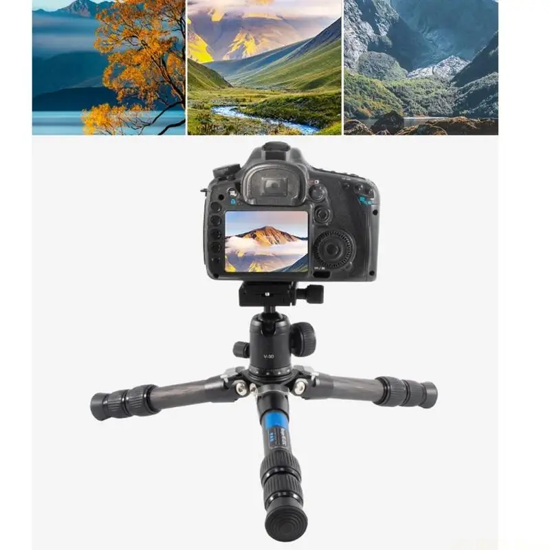 

E56B Universal Carbon Fiber Tripods Support Stand For Adventure Photography And Hiking