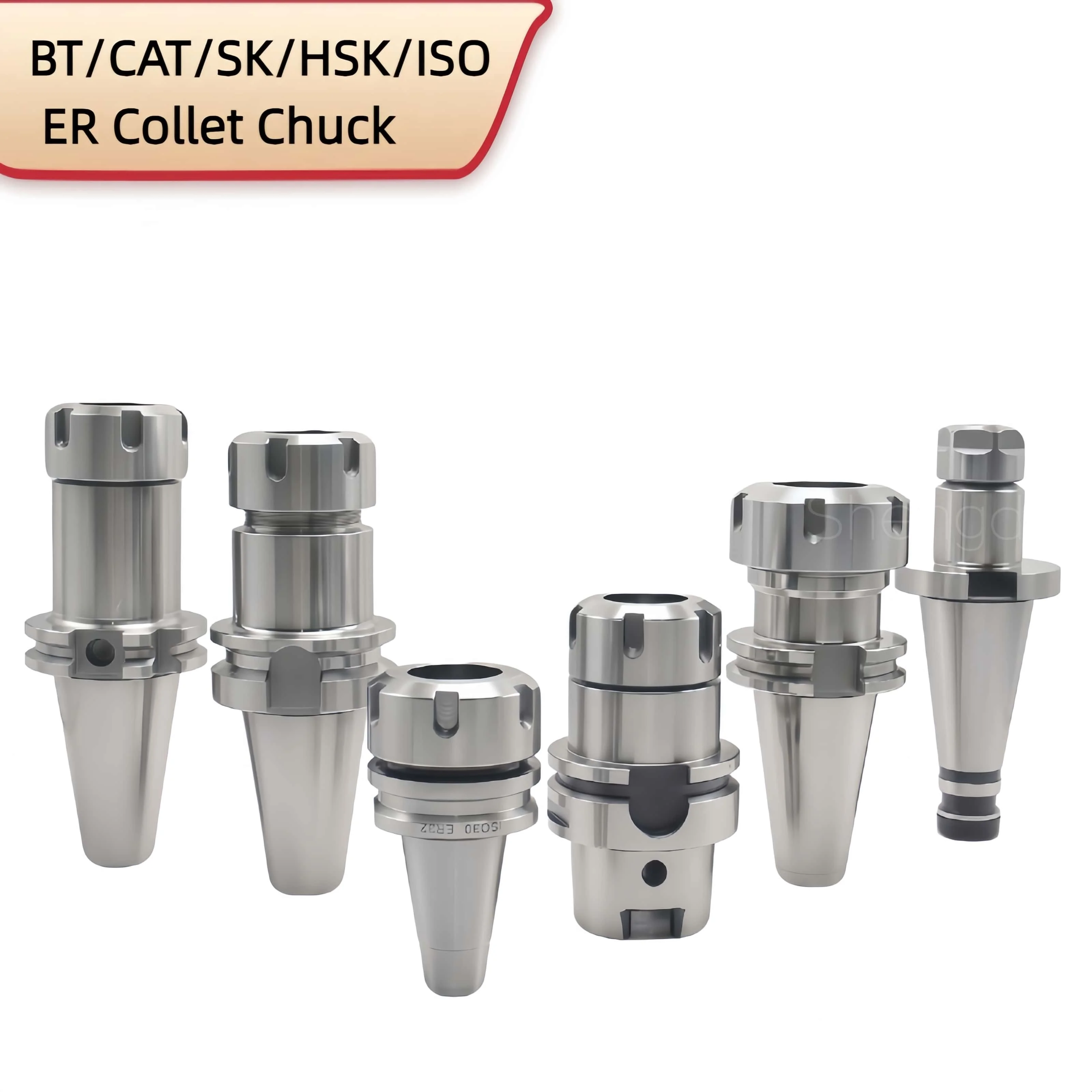 

High Rigidity HRC58-62 BT SK HSK Holder ER Collet Tool Holder for Milling and Lathe Machine