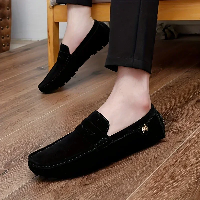 Loafers for Men 2024 New Handmade Moccasins Women Flats Casual Female Shoes Luxury Comfy Mens Loafers Male Shoes for Men