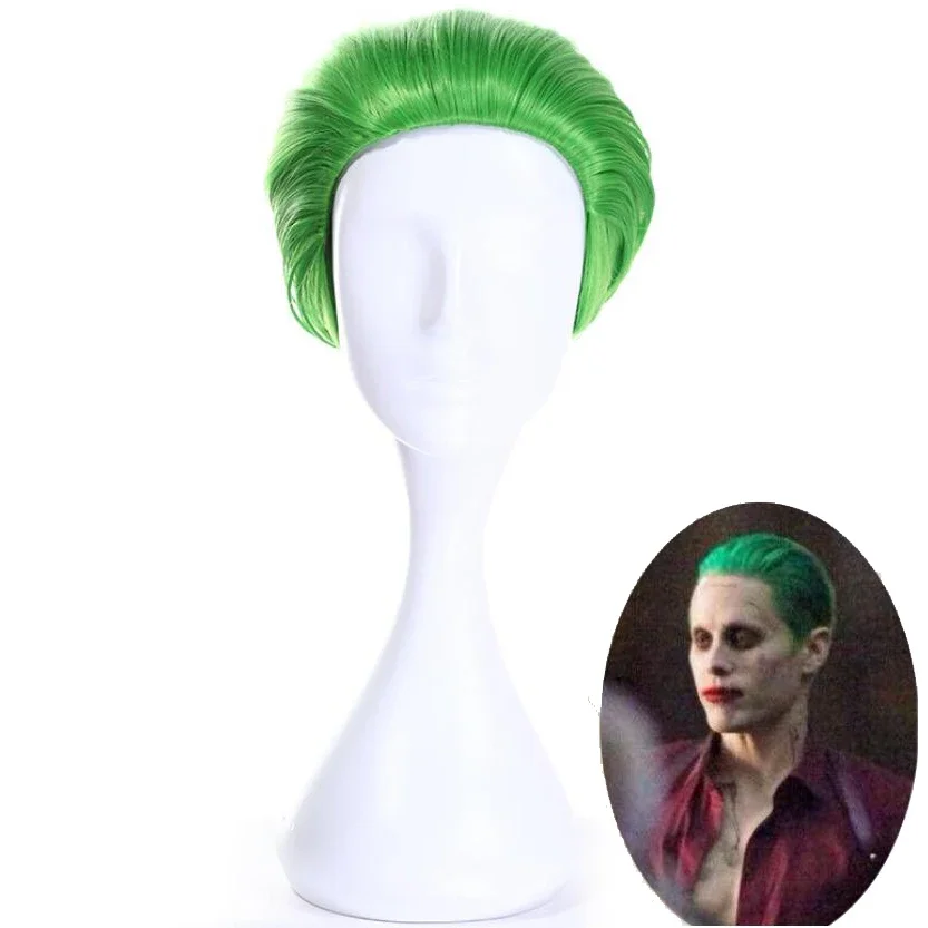 

Synthetic Hair Green Joker Cartoon Characters Cosplay Wig Party Costume Wigs for Halloween & Christmas